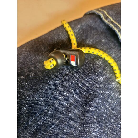 Vintage Tommy Jeans Tommy Hilfiger Carpenter Shorts/Jorts Y2K Baggy Denim| Sz 38 - Picture 3 of 16